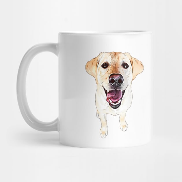 Labrador Retriever Golden Cuteness by ElegantCat